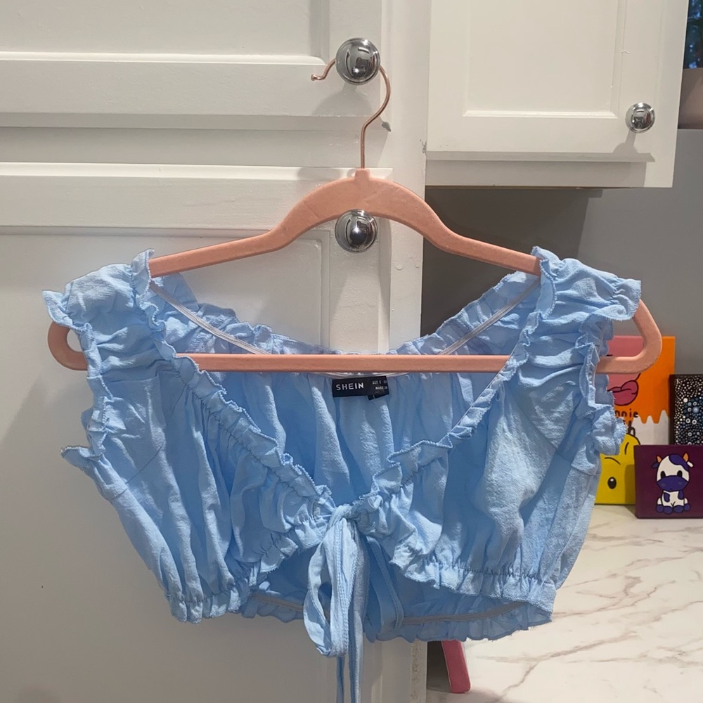 Blue Crop Top! :)